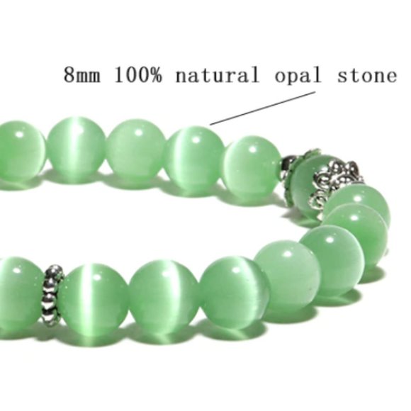 Starfish Opal Beaded Bracelet - Purple - Picture 3 of 3